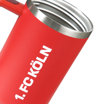 1. FC Köln - Edelstahl Trinkbecher "Rot" 1,2 L